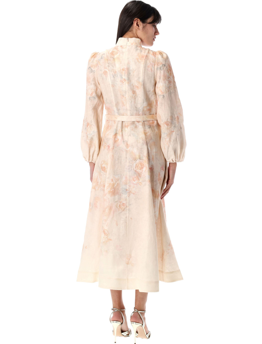 Crush buttoned midi dress - Spazio Pritelli