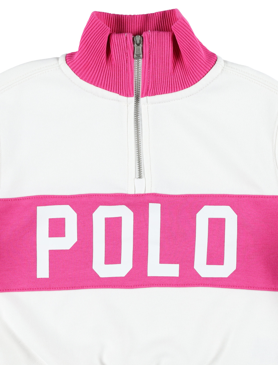 Kid - Logo quarter-zip sweatshirt - Spazio Pritelli