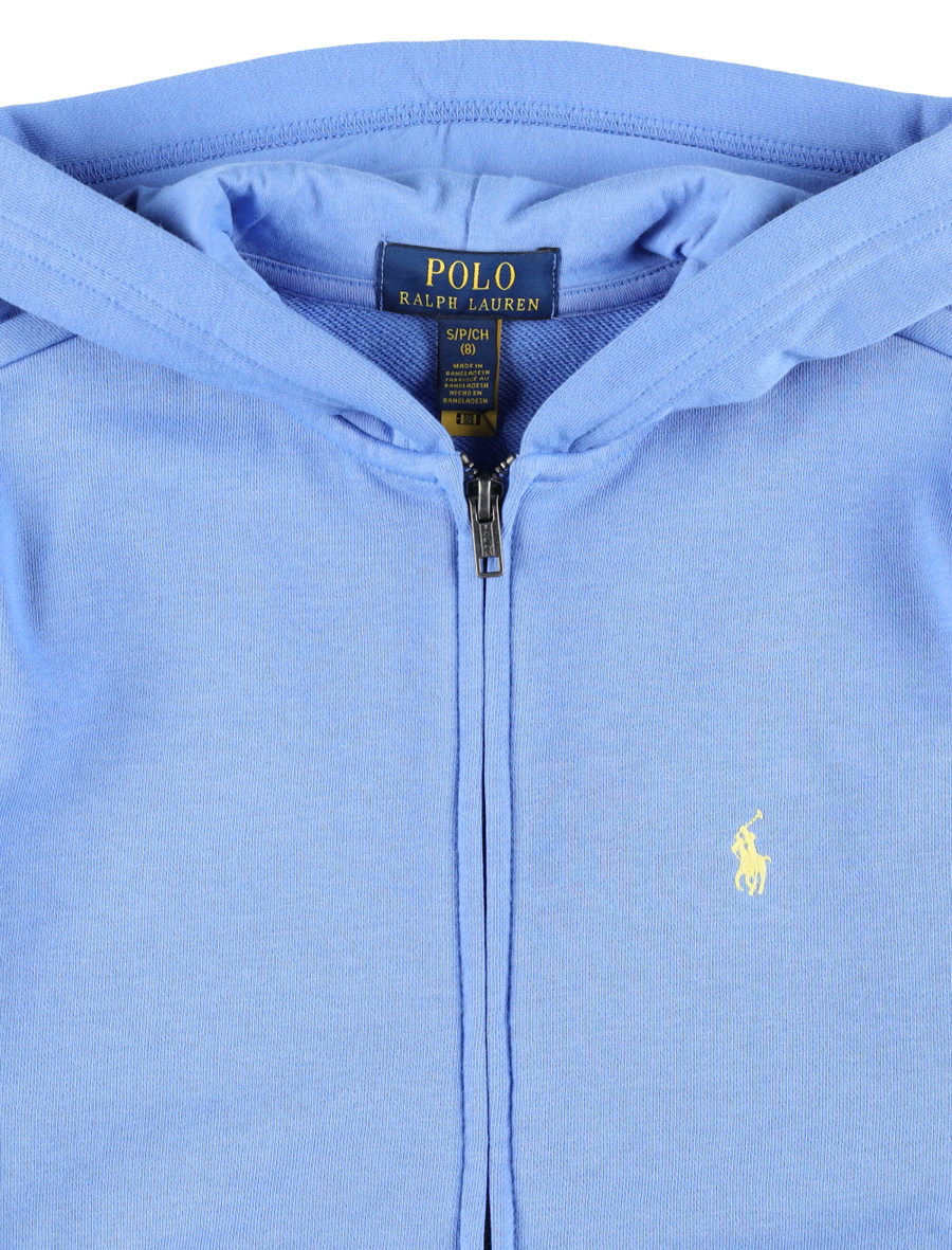 Kid - French terry full-zip hoodie - Spazio Pritelli
