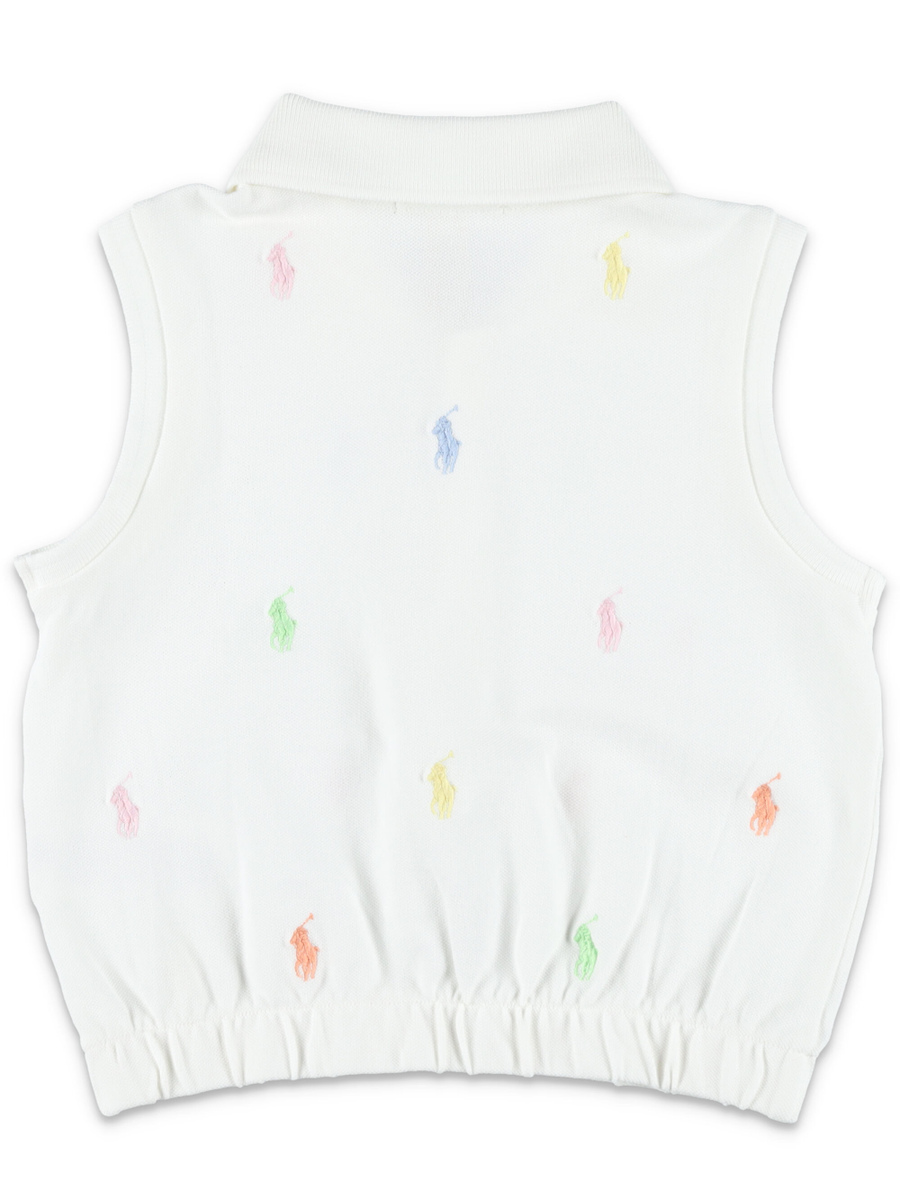 Kid - Stretch mesh Pony polo shirt - Spazio Pritelli