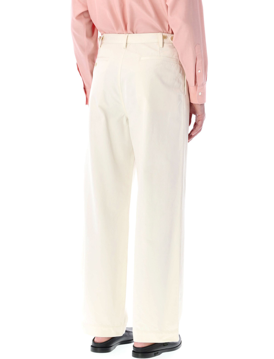 One-tuck chino pants - Spazio Pritelli