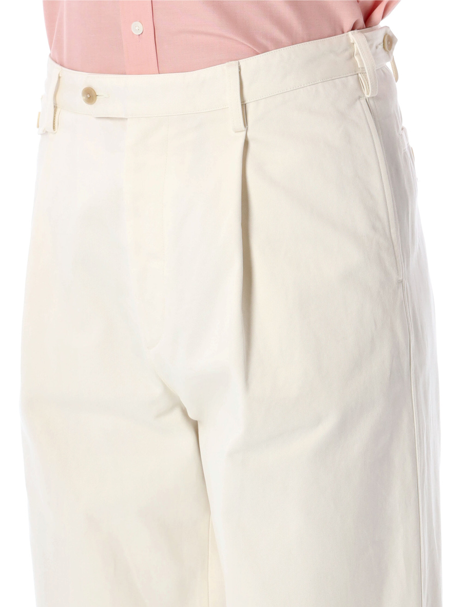 One-tuck chino pants - Spazio Pritelli