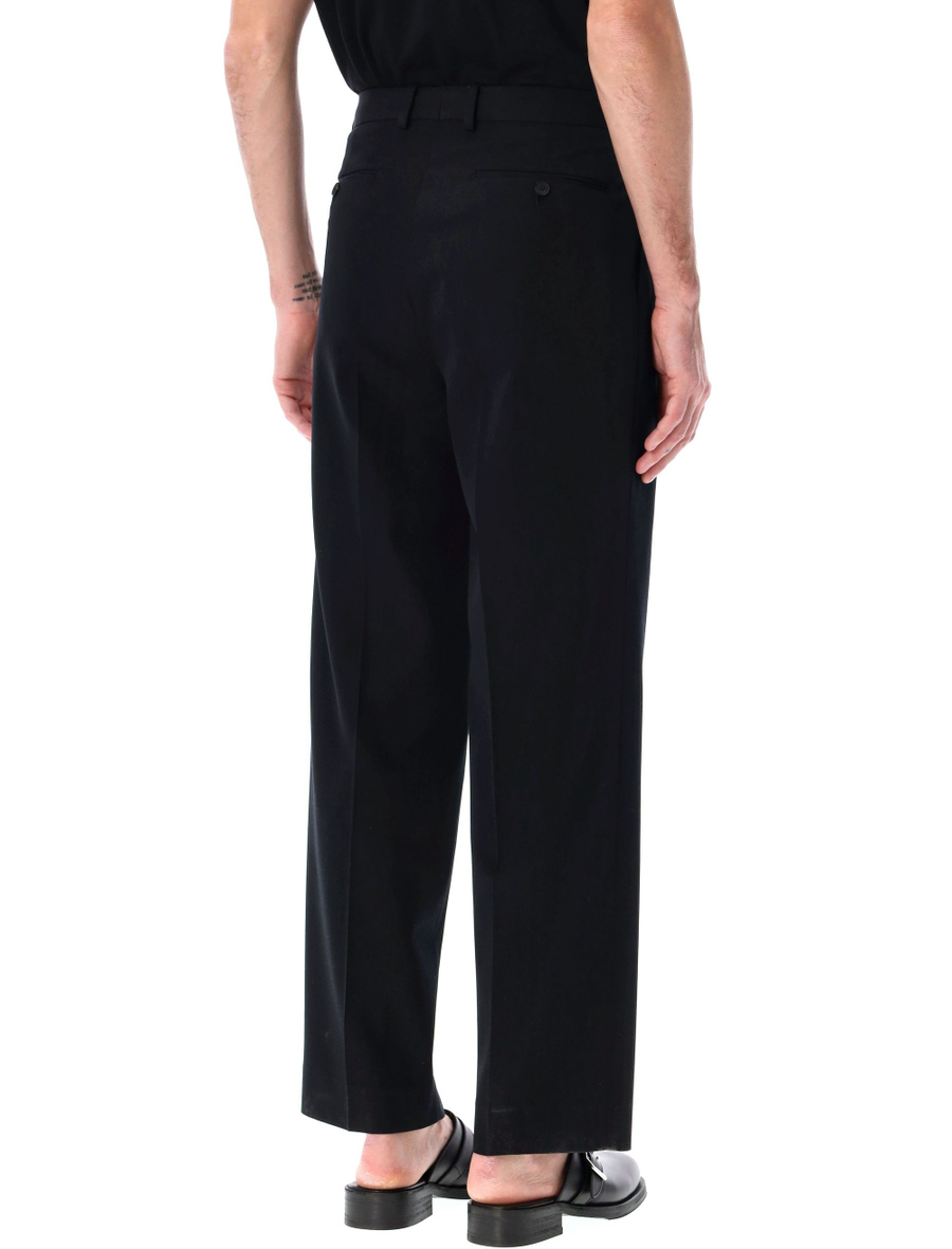 Gabardine two-tucks slacks - Spazio Pritelli