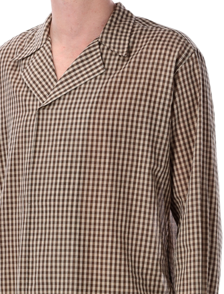 Airy check shirt - Spazio Pritelli