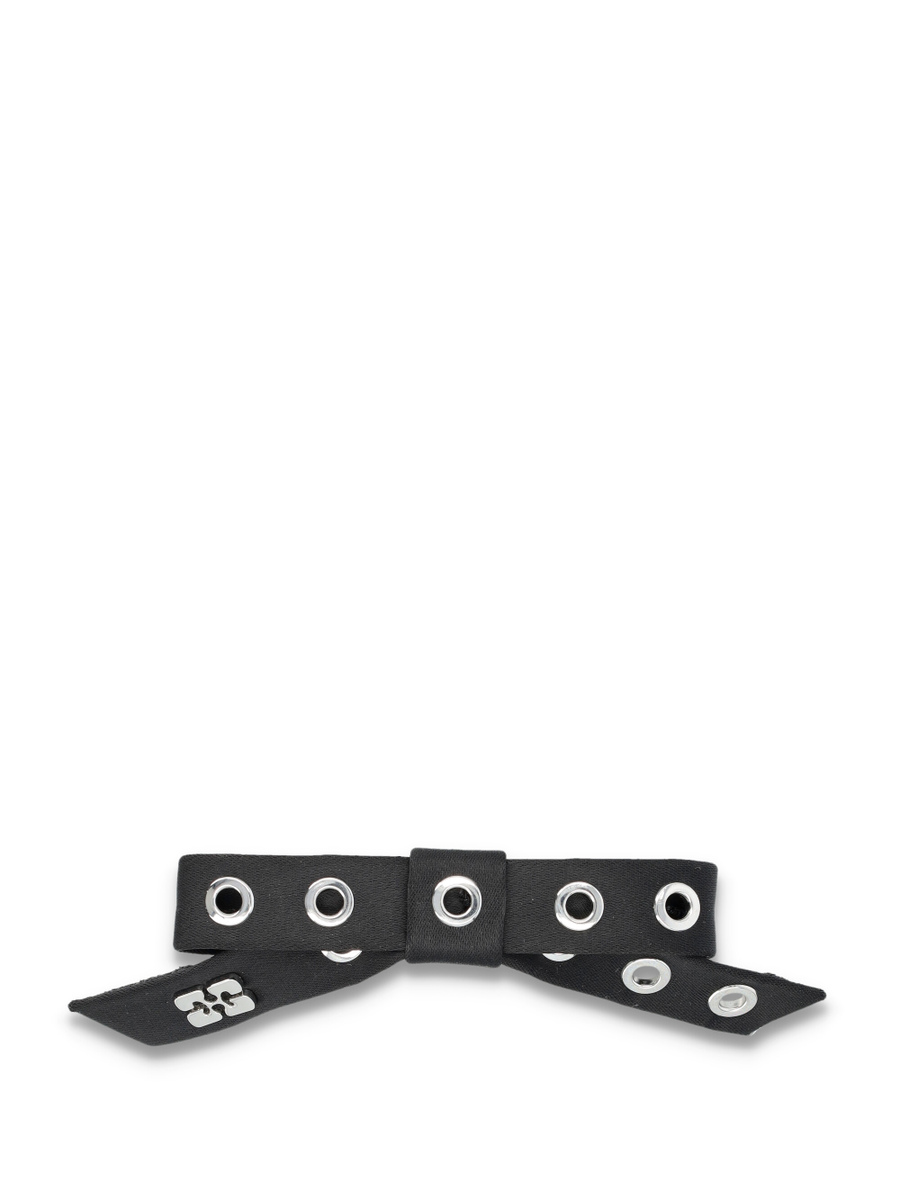 Eyelet bow barrette - Spazio Pritelli