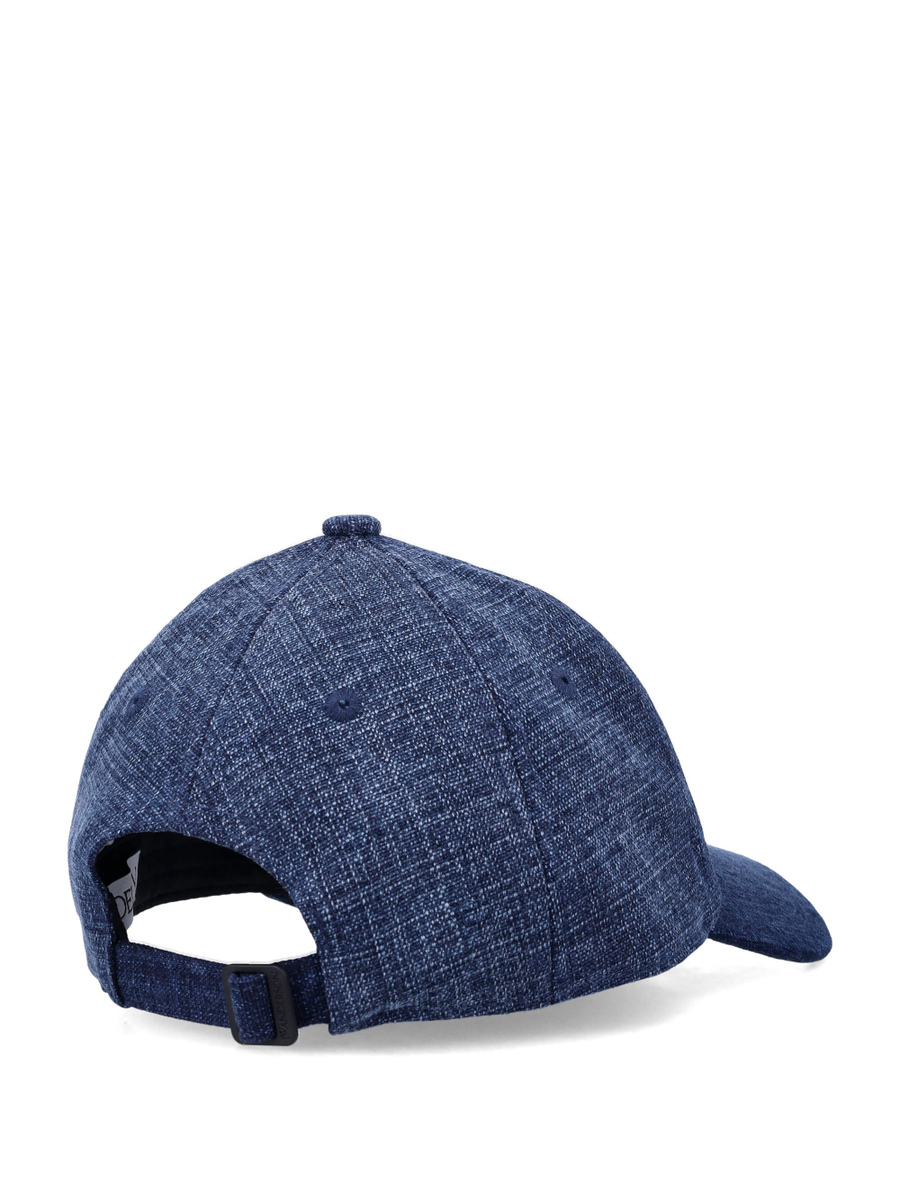 Anchor logo denim baseball cap - Spazio Pritelli