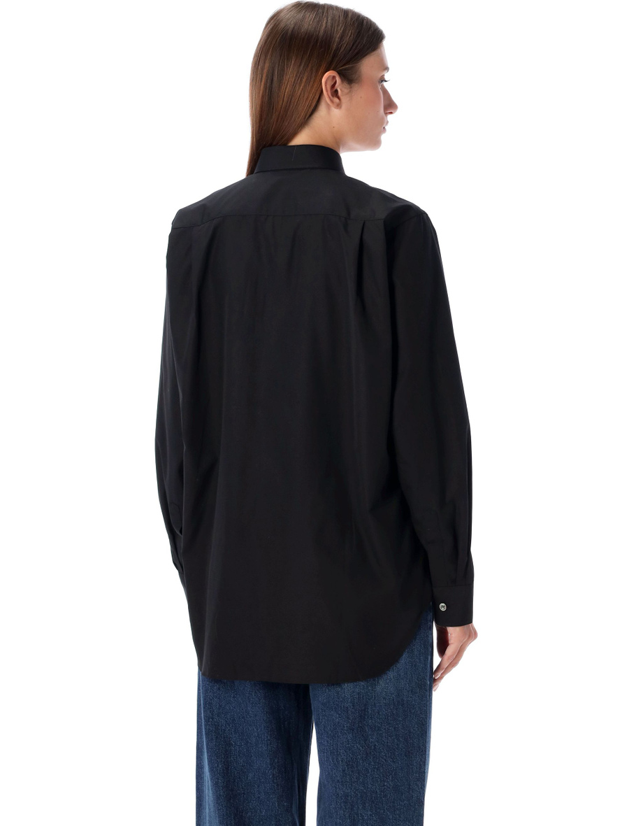 Red heart patch shirt - Spazio Pritelli