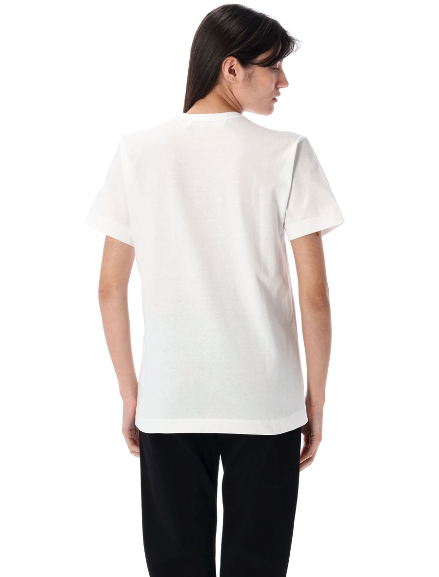 Rhinestones heart t-shirt - Spazio Pritelli
