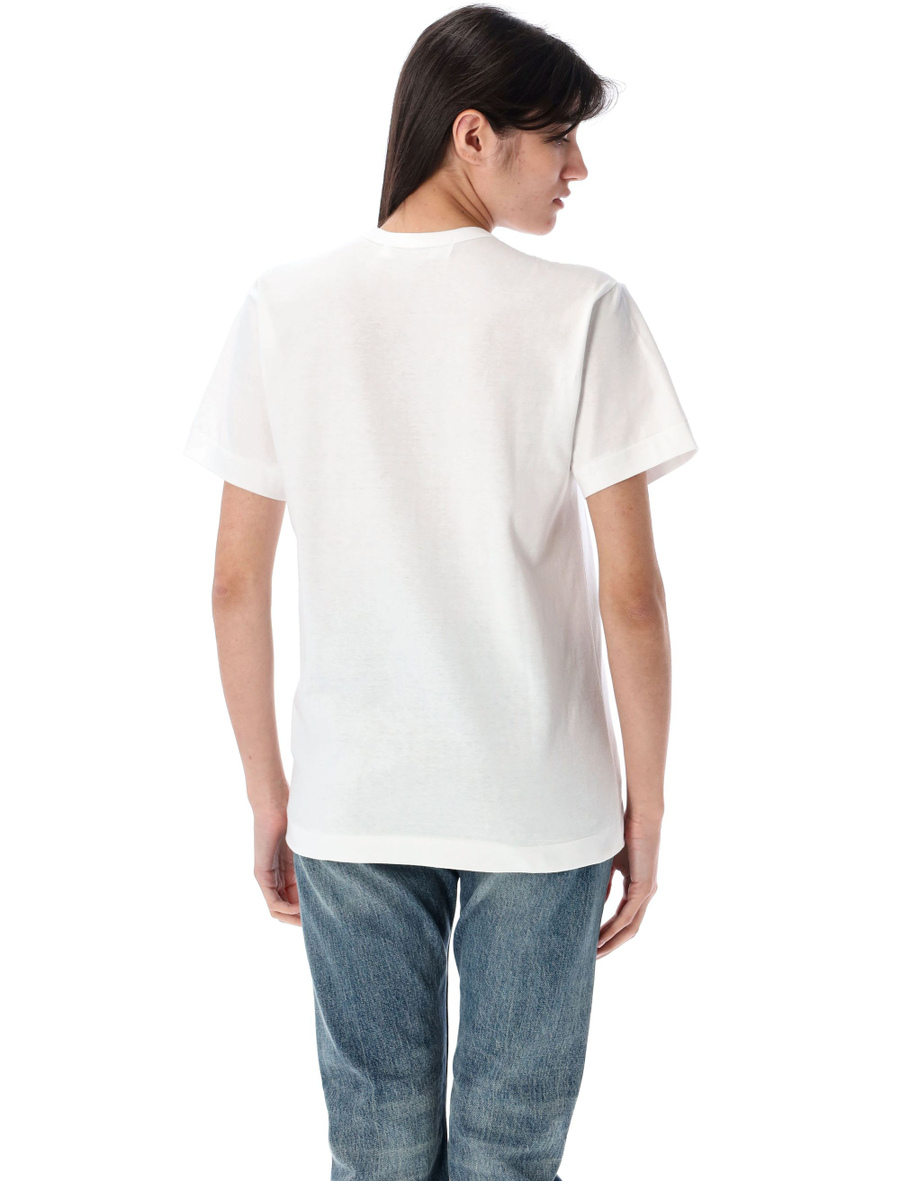 Rhinestones heart t-shirt - Spazio Pritelli
