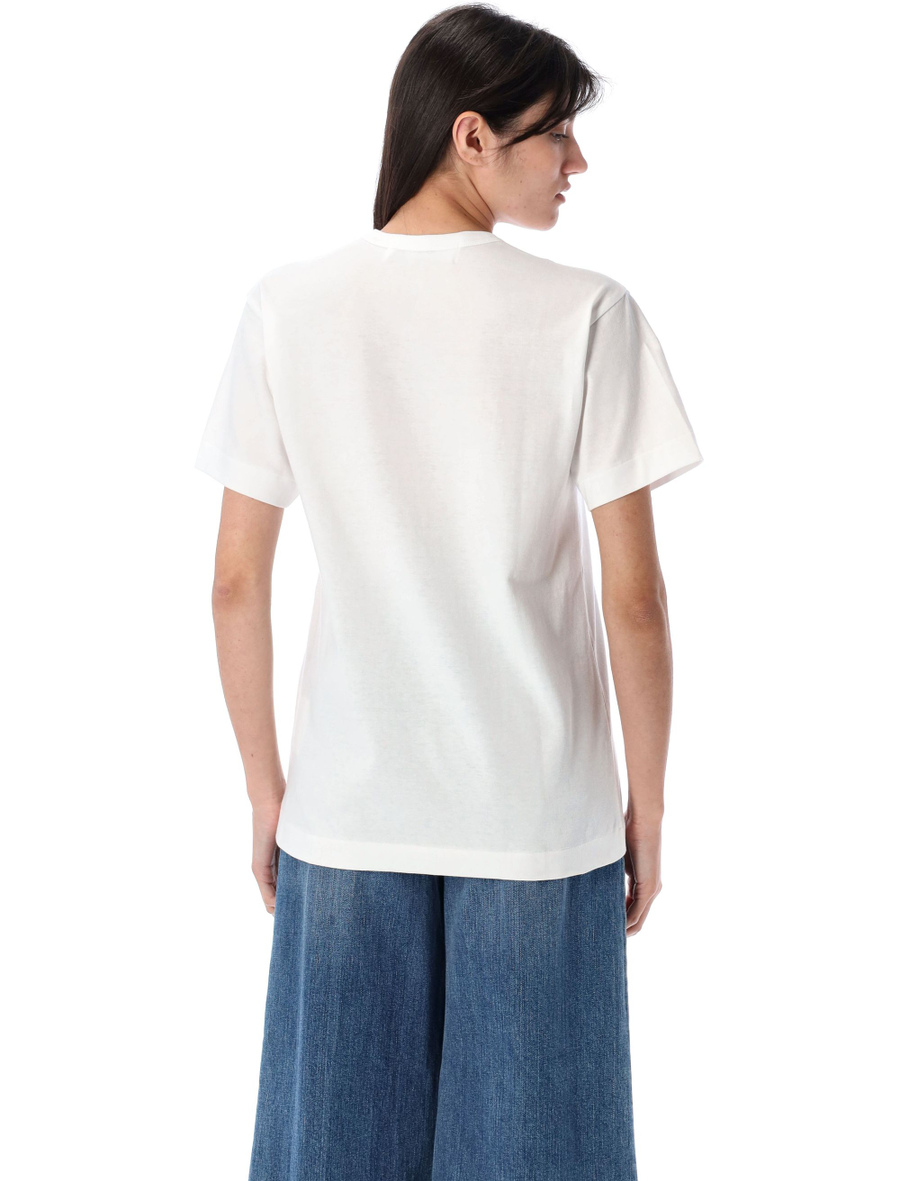 Rhinestones heart t-shirt - Spazio Pritelli