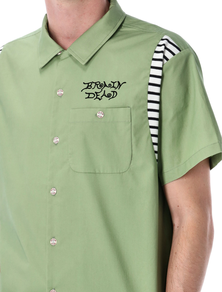 Cobra Flocked bowling shirt - Spazio Pritelli