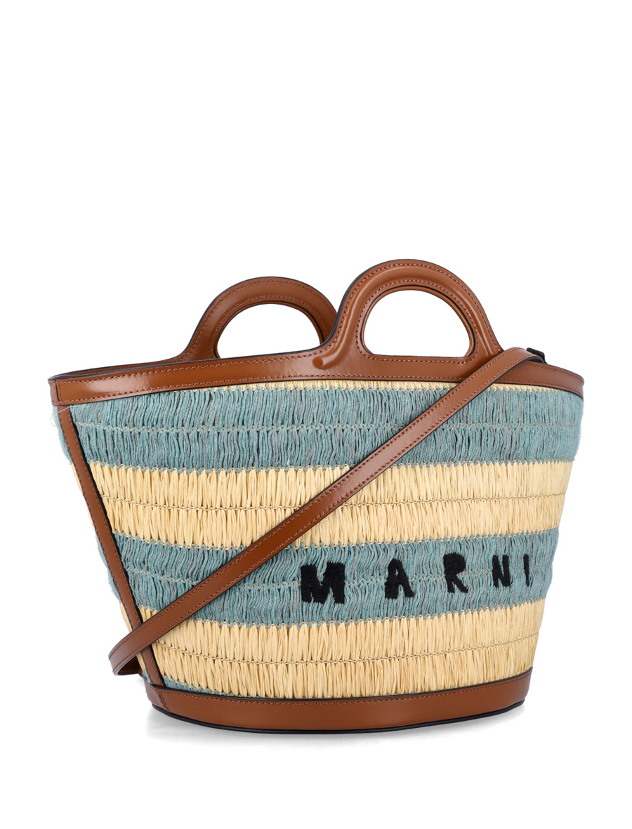 Tropicalia raffia-effect small bag - Spazio Pritelli
