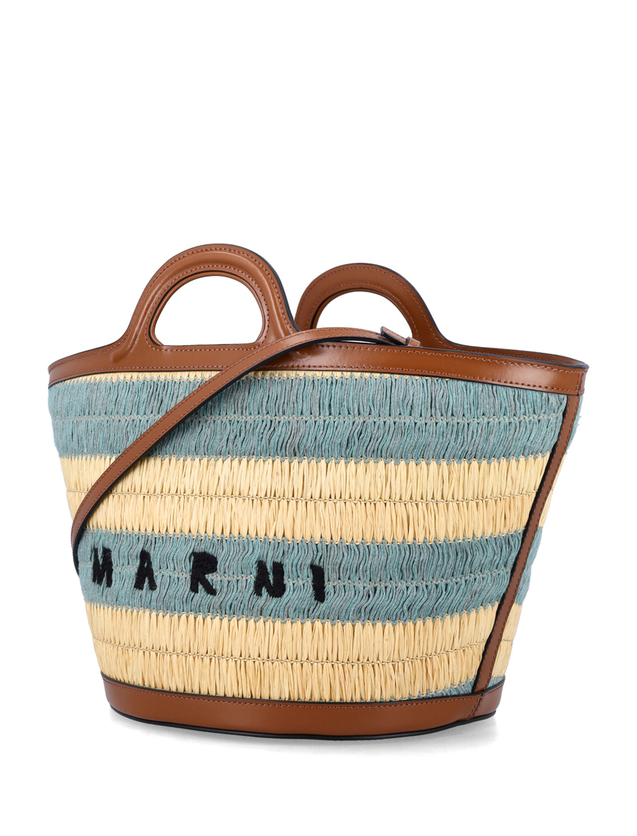 Tropicalia raffia-effect small bag - Spazio Pritelli