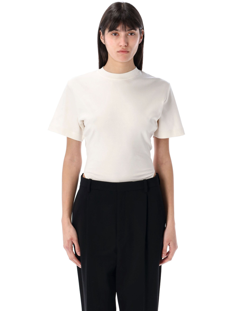 Corset open back jersey bodysuit - Spazio Pritelli