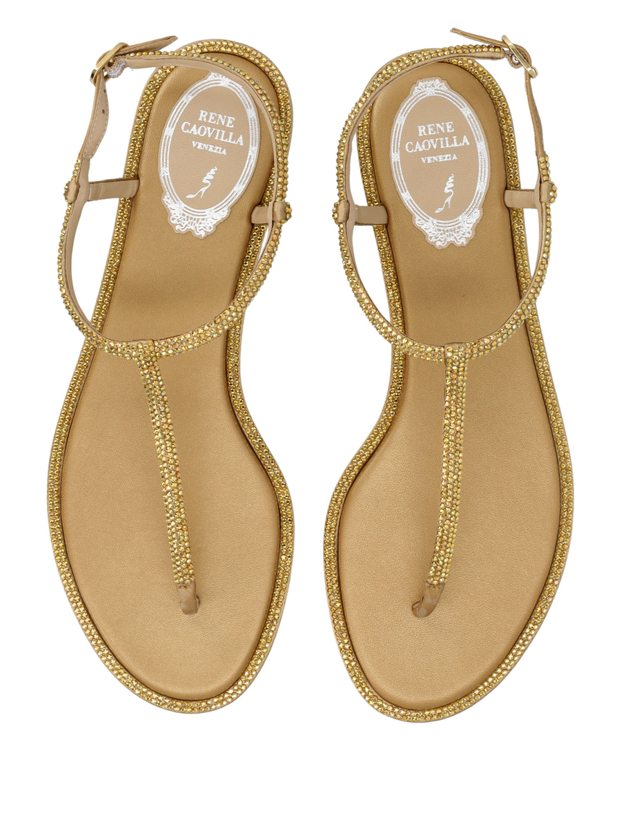 Crystals Diana thong sandals - Spazio Pritelli