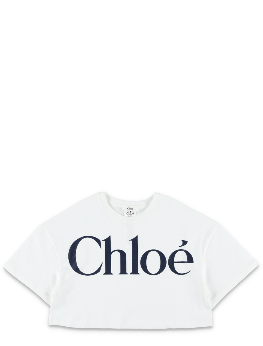 Kid - Cropped logo t-shirt - Spazio Pritelli