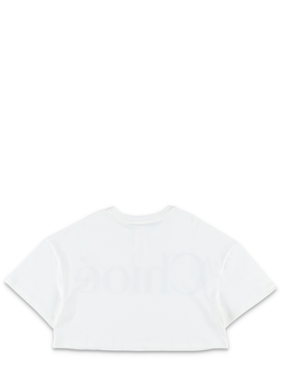Kid - Cropped logo t-shirt - Spazio Pritelli