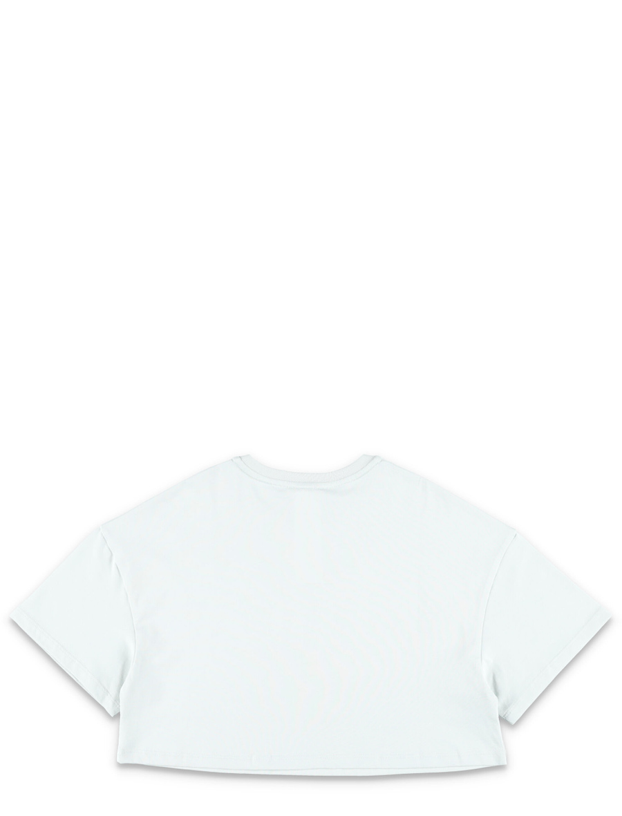 Kid - Cropped logo t-shirt - Spazio Pritelli