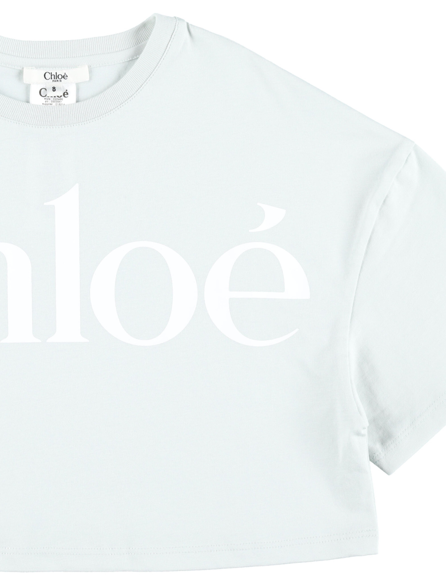Kid - Cropped logo t-shirt - Spazio Pritelli