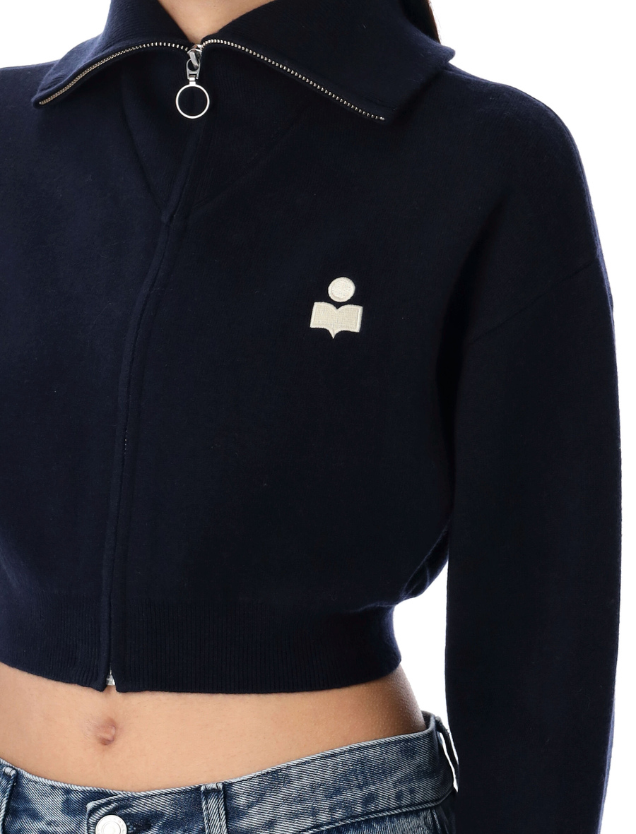 Oxane zip cropped cardigan - Spazio Pritelli