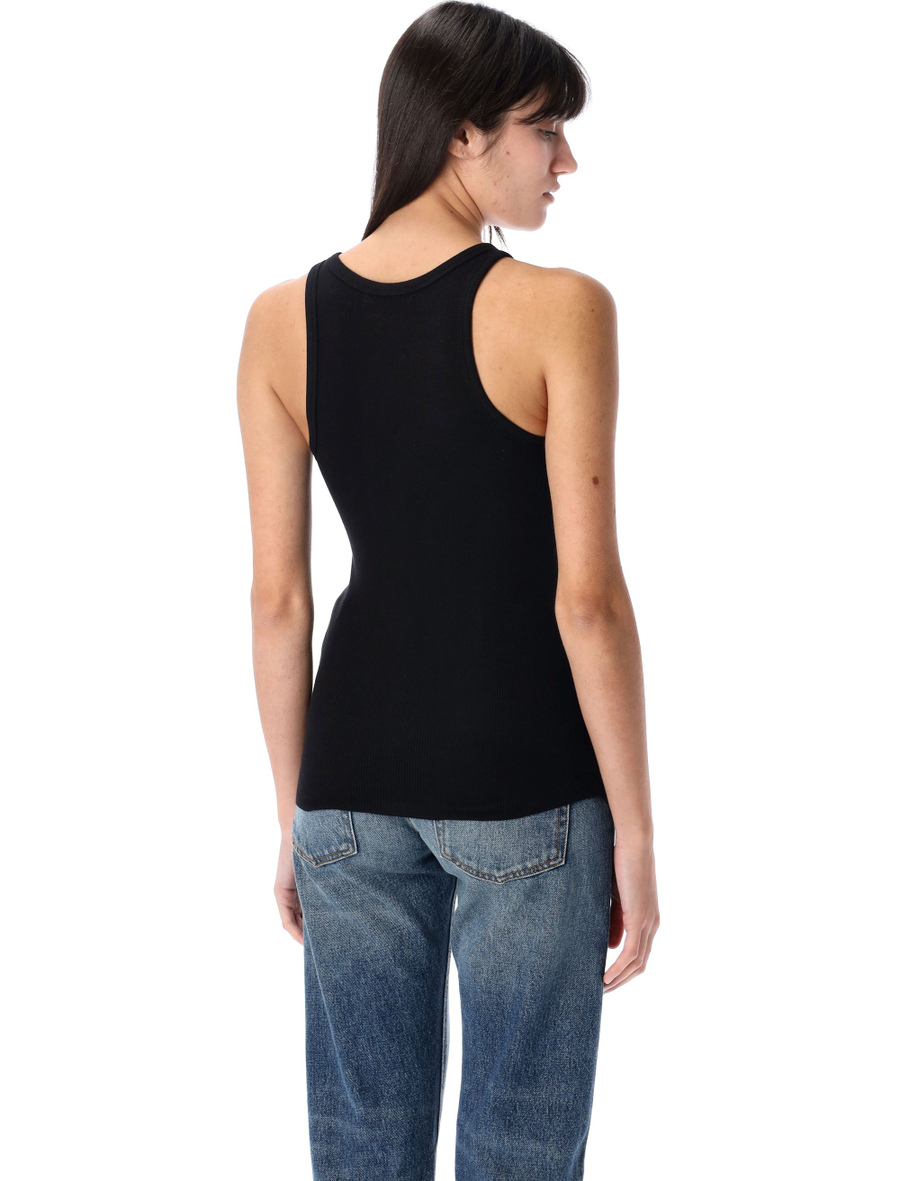 High neck fitted tank - Spazio Pritelli