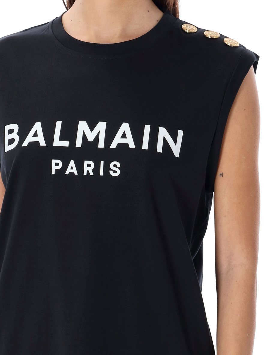 3-button tank top - Spazio Pritelli