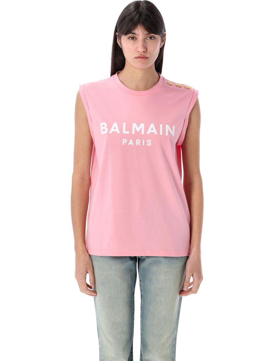 3-button tank top - Spazio Pritelli