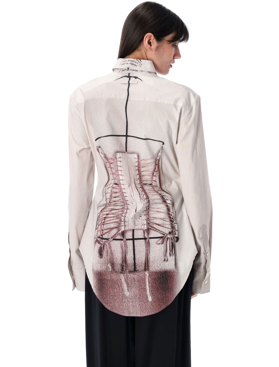 Corset trompe l'oeil shirt - Spazio Pritelli