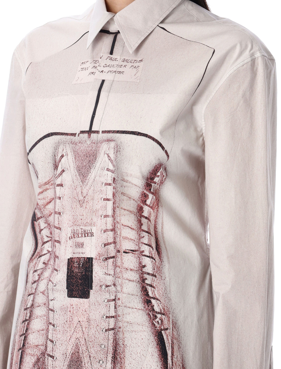 Corset trompe l'oeil shirt - Spazio Pritelli