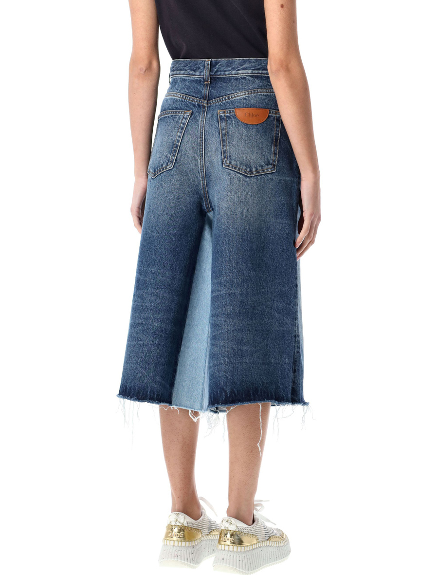 Patchwork bermuda shorts - Spazio Pritelli