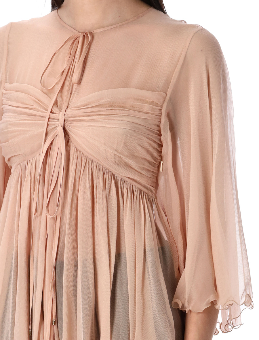 Silk pleated top - Spazio Pritelli