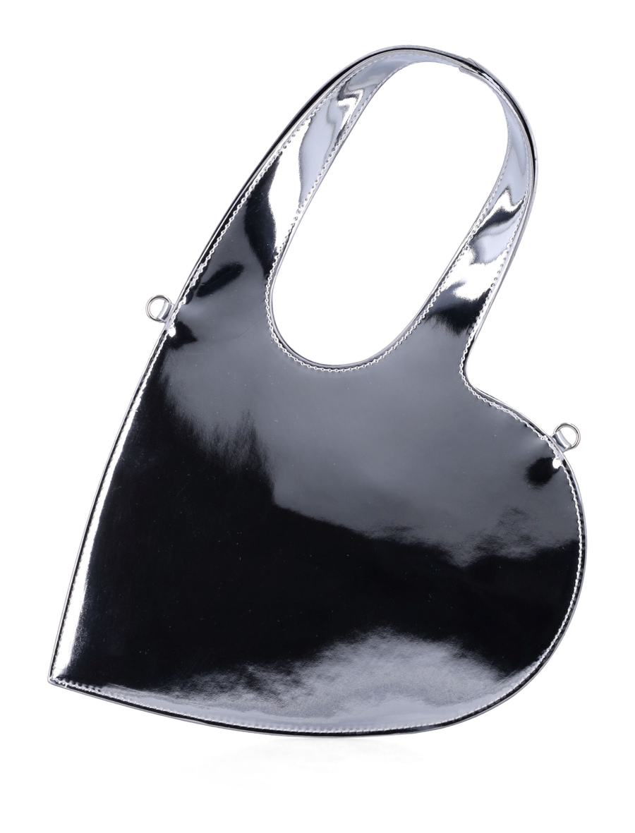 Mirrored crossbody Baby Heart tote bag - Spazio Pritelli
