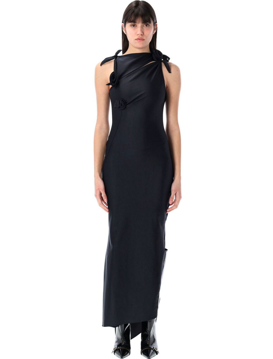 Asymmetric Flower Gown - Spazio Pritelli