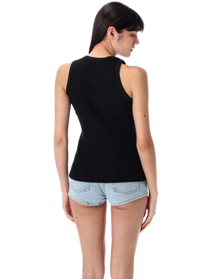 Washing clip rib tank top - Spazio Pritelli