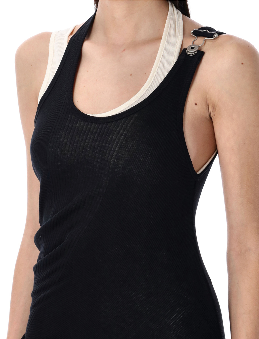 Asymmetric double tank top - Spazio Pritelli