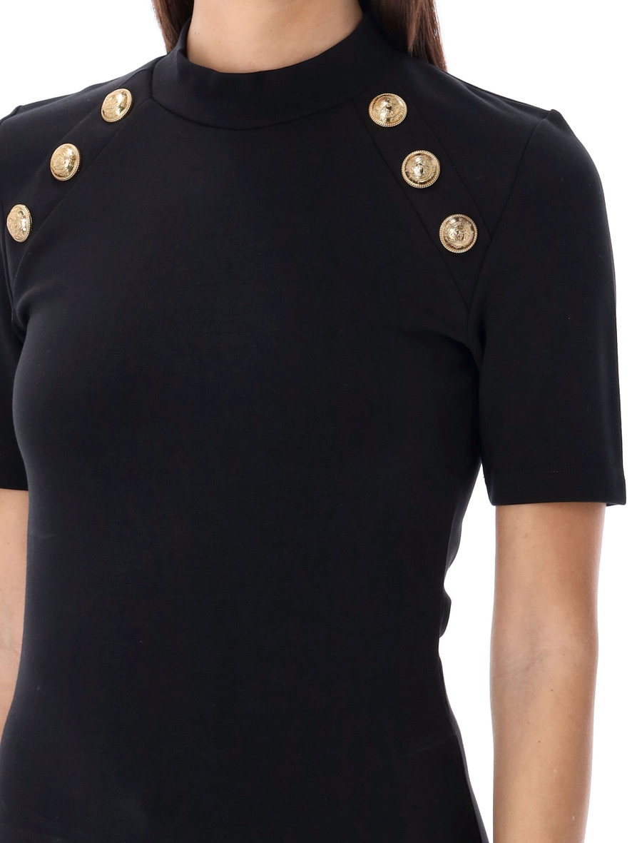 6-button knit t-shirt - Spazio Pritelli