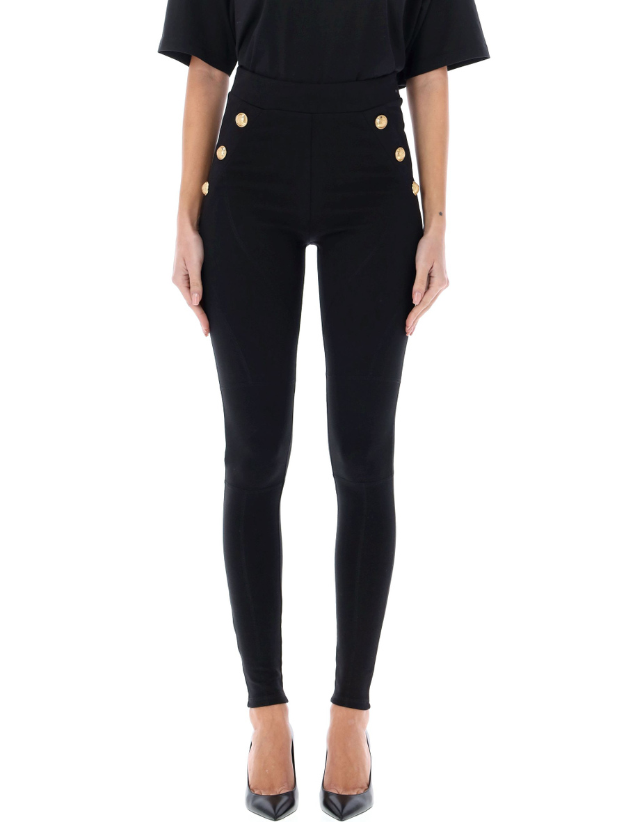 Knit leggings with 6 buttons - Spazio Pritelli