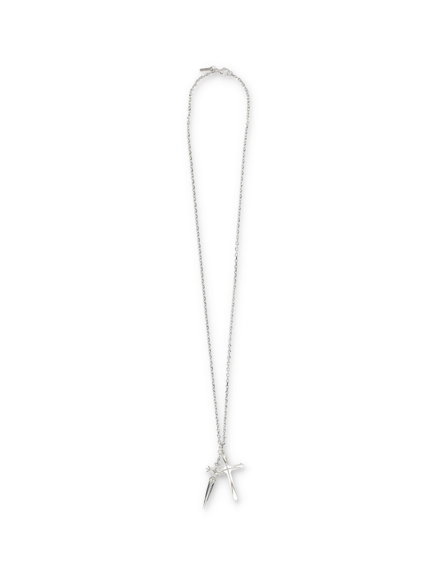 Large Pugnale and cross necklace - Spazio Pritelli