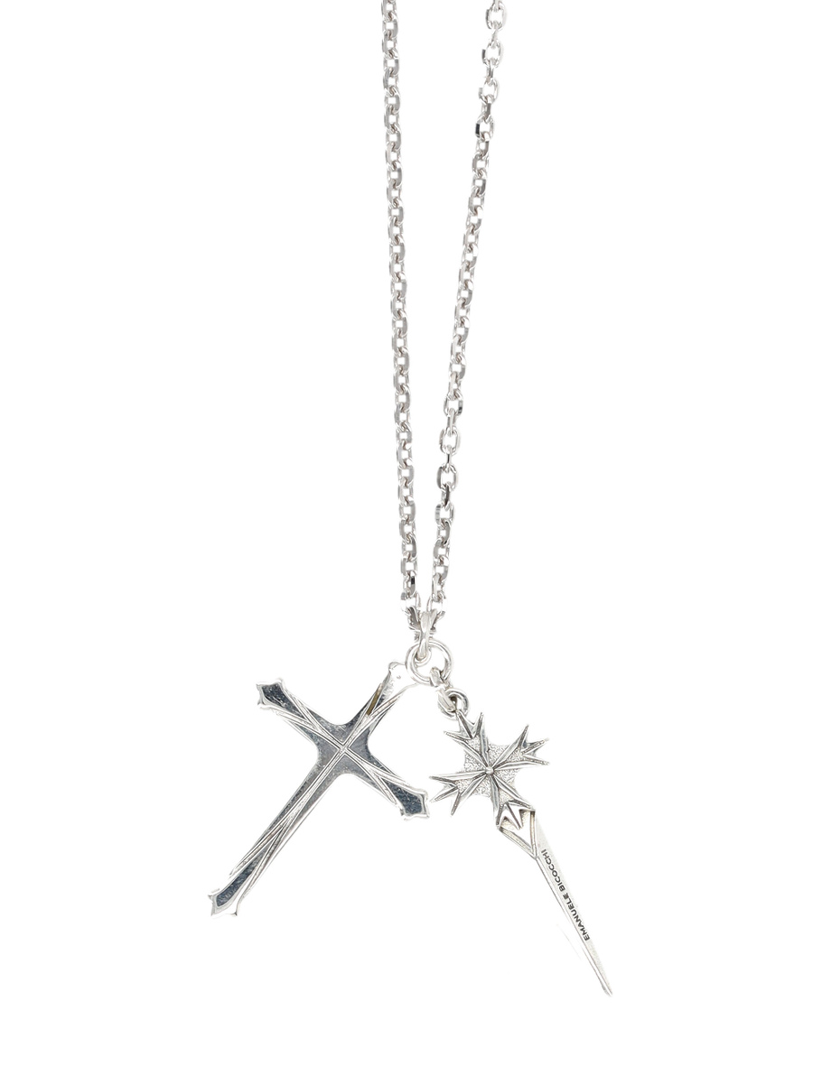 Large Pugnale and cross necklace - Spazio Pritelli