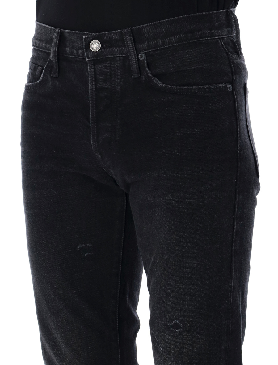 Rid and repaired denim pants - Spazio Pritelli