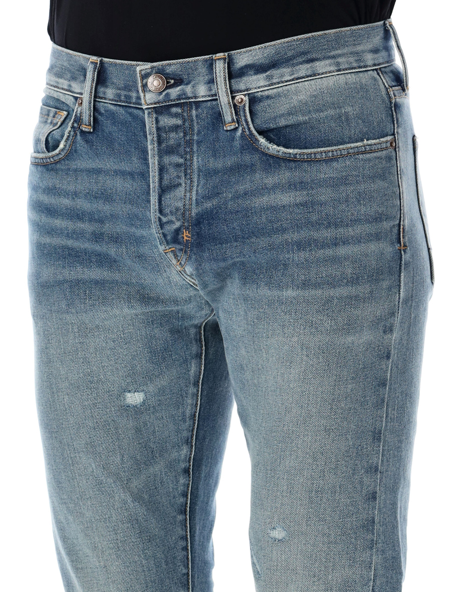 Rid and repaired denim pants - Spazio Pritelli
