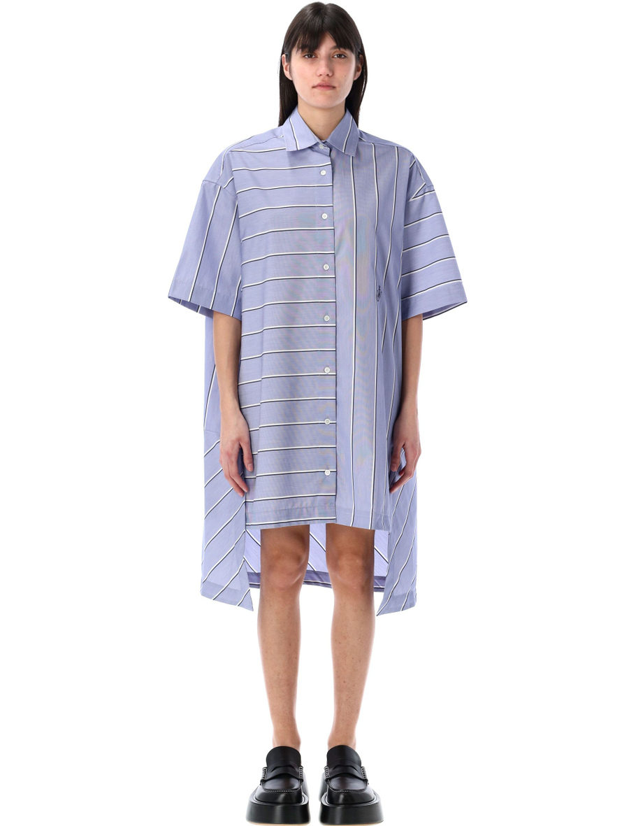 Stepped hem shirt dress - Spazio Pritelli