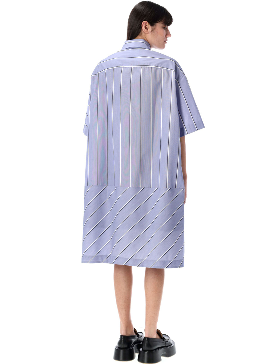 Stepped hem shirt dress - Spazio Pritelli