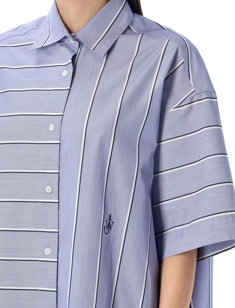 Stepped hem shirt dress - Spazio Pritelli