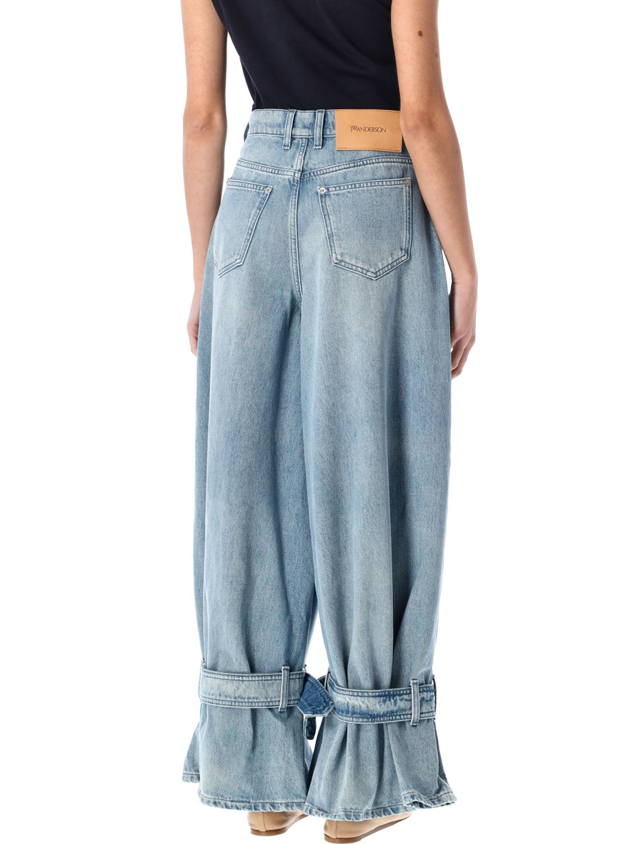 Buckled cuff jeans - Spazio Pritelli