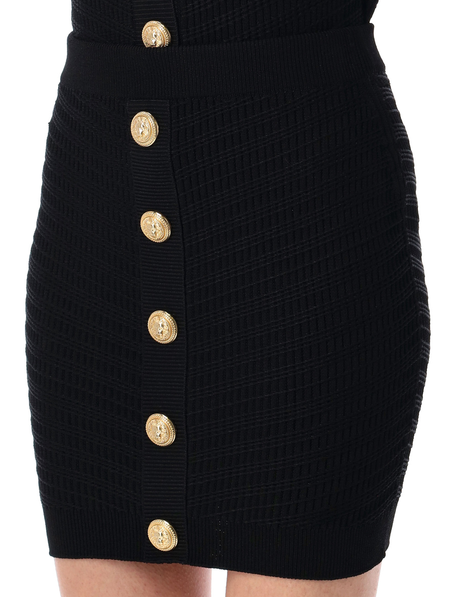 Knit skirt with buttons - Spazio Pritelli