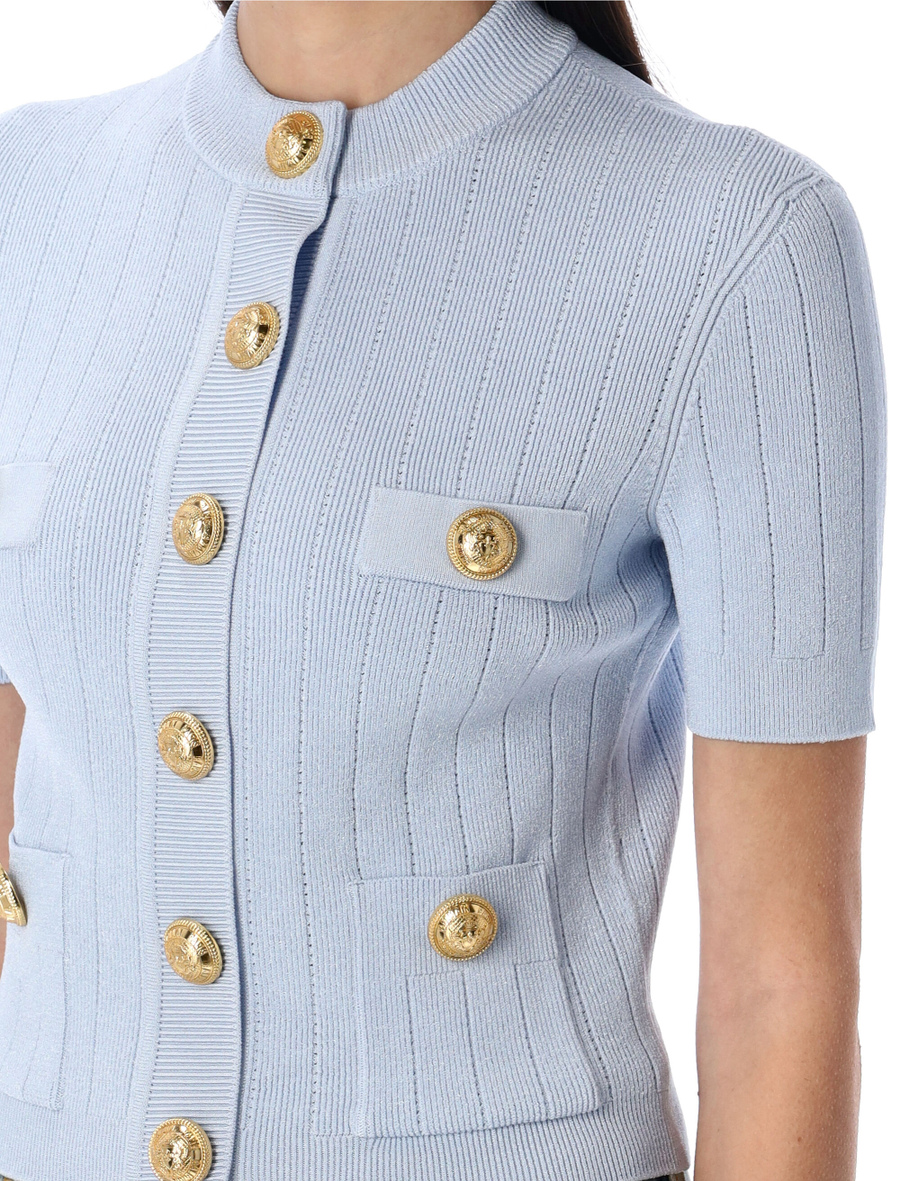 4-pocket knitted cardigan - Spazio Pritelli