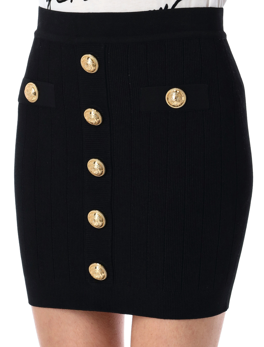 Fine ribbed knit skirt - Spazio Pritelli