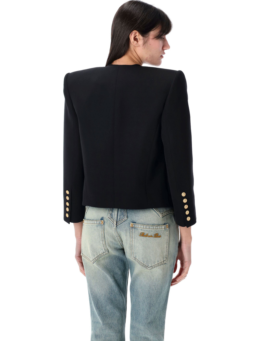 CROPPED SPENCER JACKET 6 BTN - Spazio Pritelli