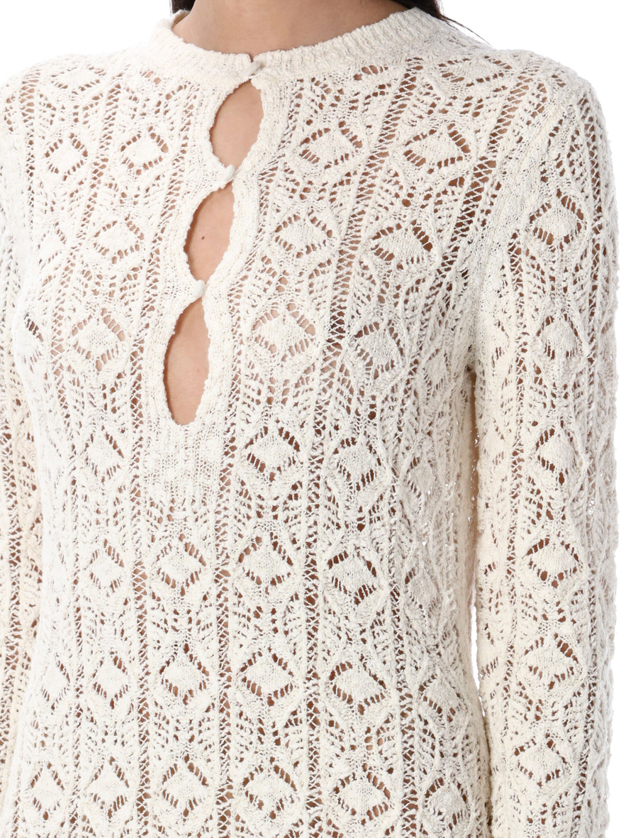 Evan crochet mini dress - Spazio Pritelli